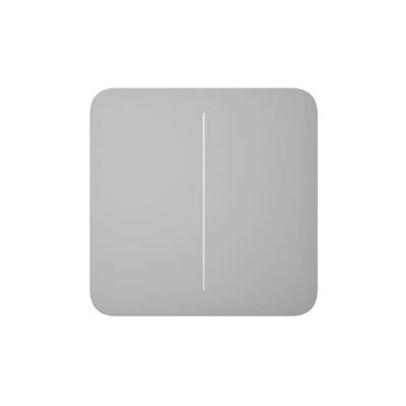 Кнопка для двоклавішного вимикача Ajax SoloButton 2-gang for LightSwitch, Jeweler, бездротовий, fog