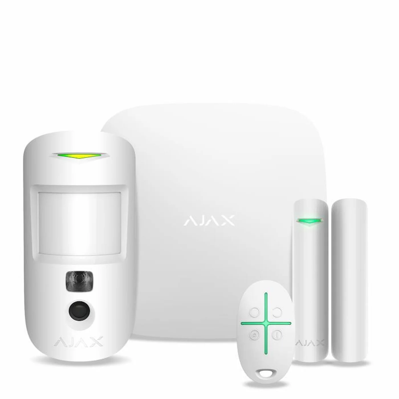 Комплект охоронної сигналізації Ajax StarterKit Cam Plus, hub 2 plus, motioncam, doorprotect, spacec