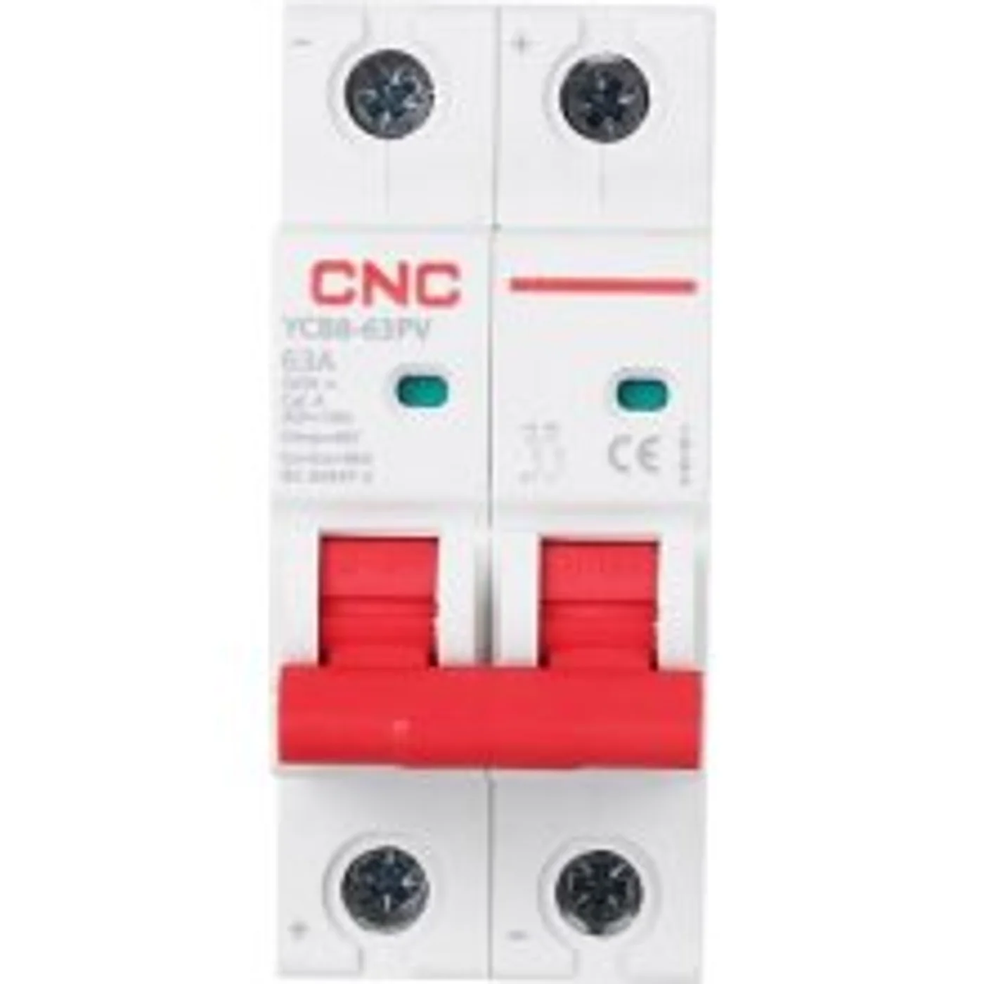 Мініатюрний вимикач постійного струму CNC YCB8-63PV 2P C63 DC500 6ka