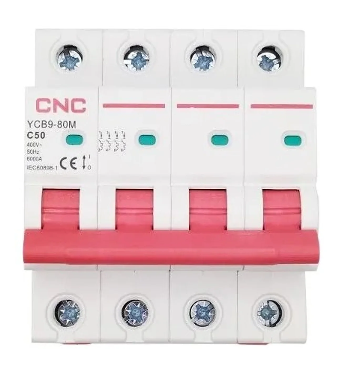Модульний автоматичний вимикач CNC YCB9-80M 4P C50 6ka