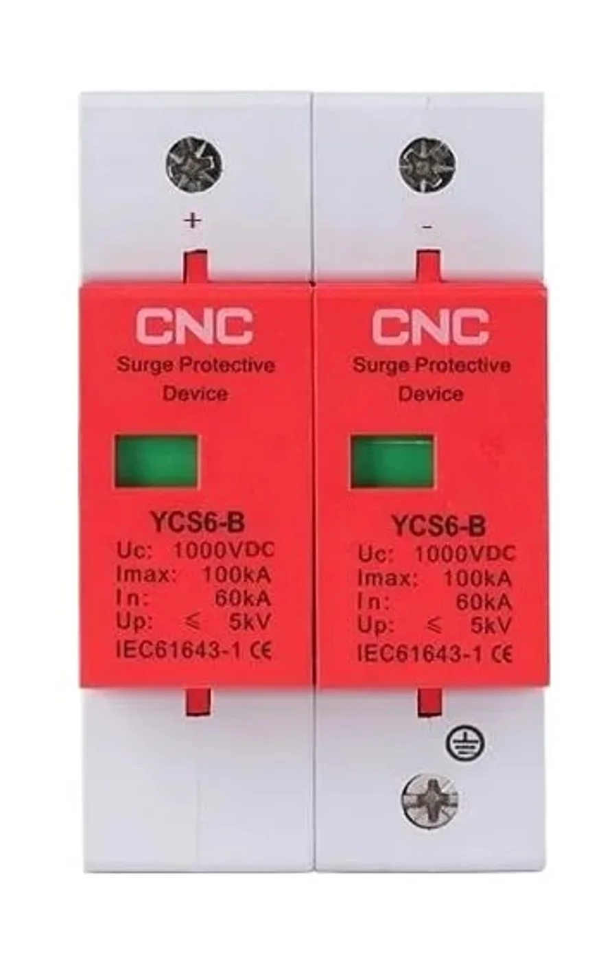 Обмежувач імпульсних перенапруг CNC YCS6/2P-B 60-100KA DC1000V DC