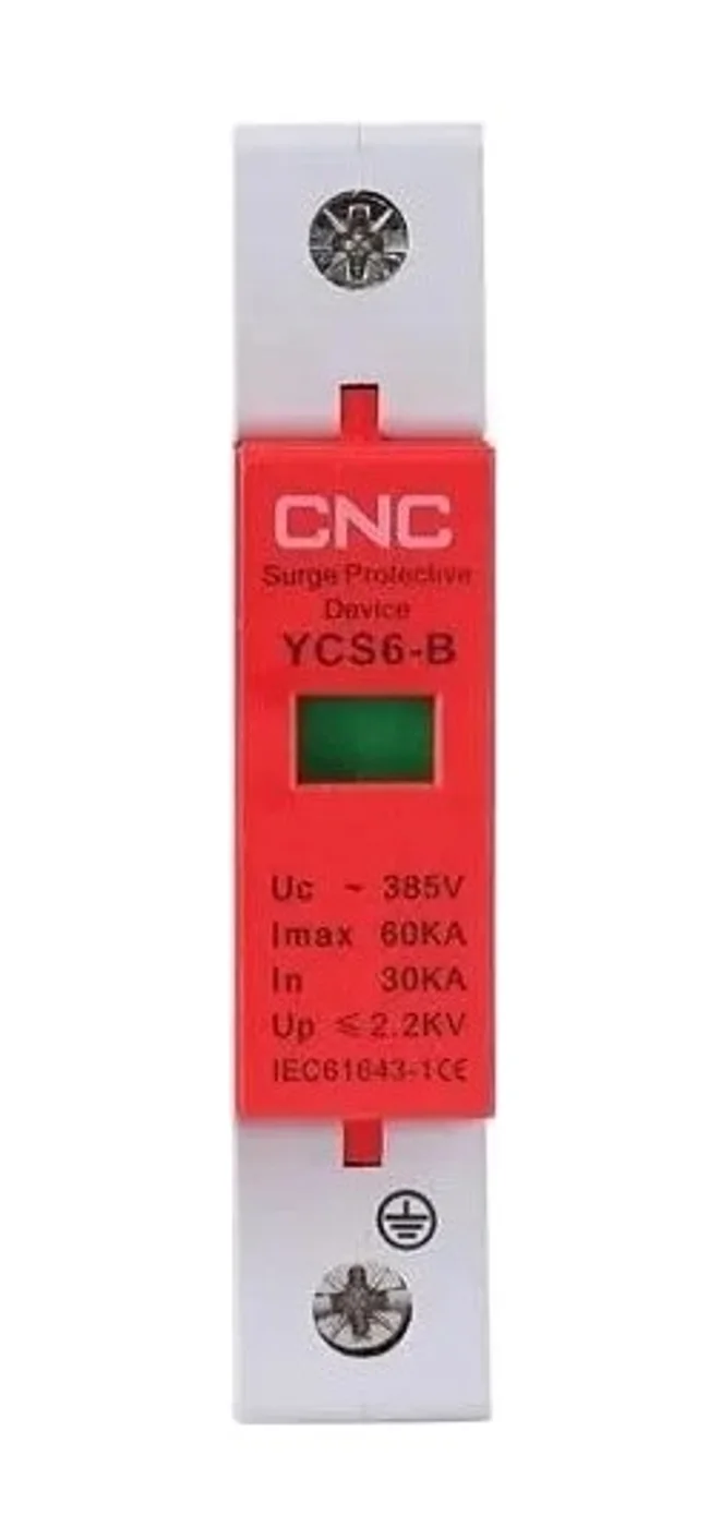 Обмежувач імпульсних перенапруг CNC YCS6-B 1P 30-60KA 385V
