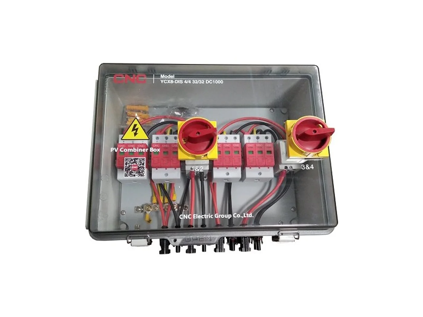 Панель відключення PV CNC 4in-4out YCX8-DIS 4/4 32/32 DC1000