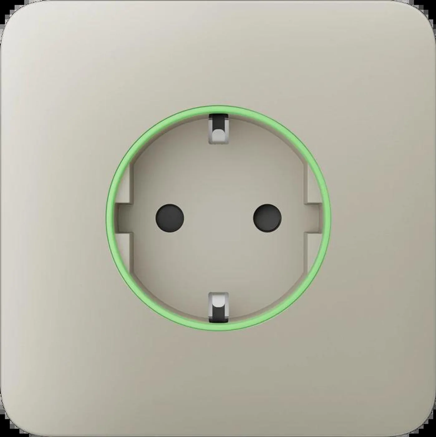 Передня панель для вбудованої розетки Ajax SoloCover for Outlet smart, Jeweler, бездротової, ivory