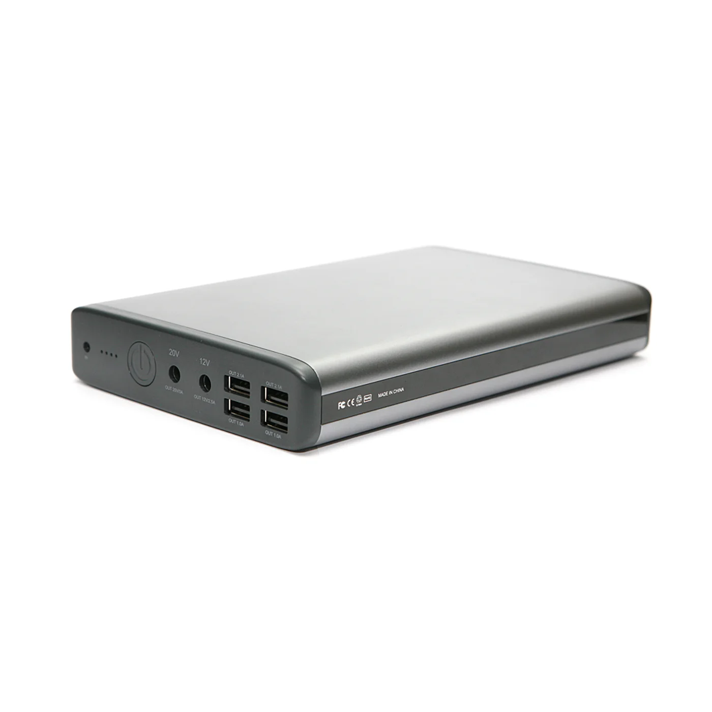 Універсальна мобільна батарея PowerPlant K2 50000mAh, DC 12-20V 10 конекторів