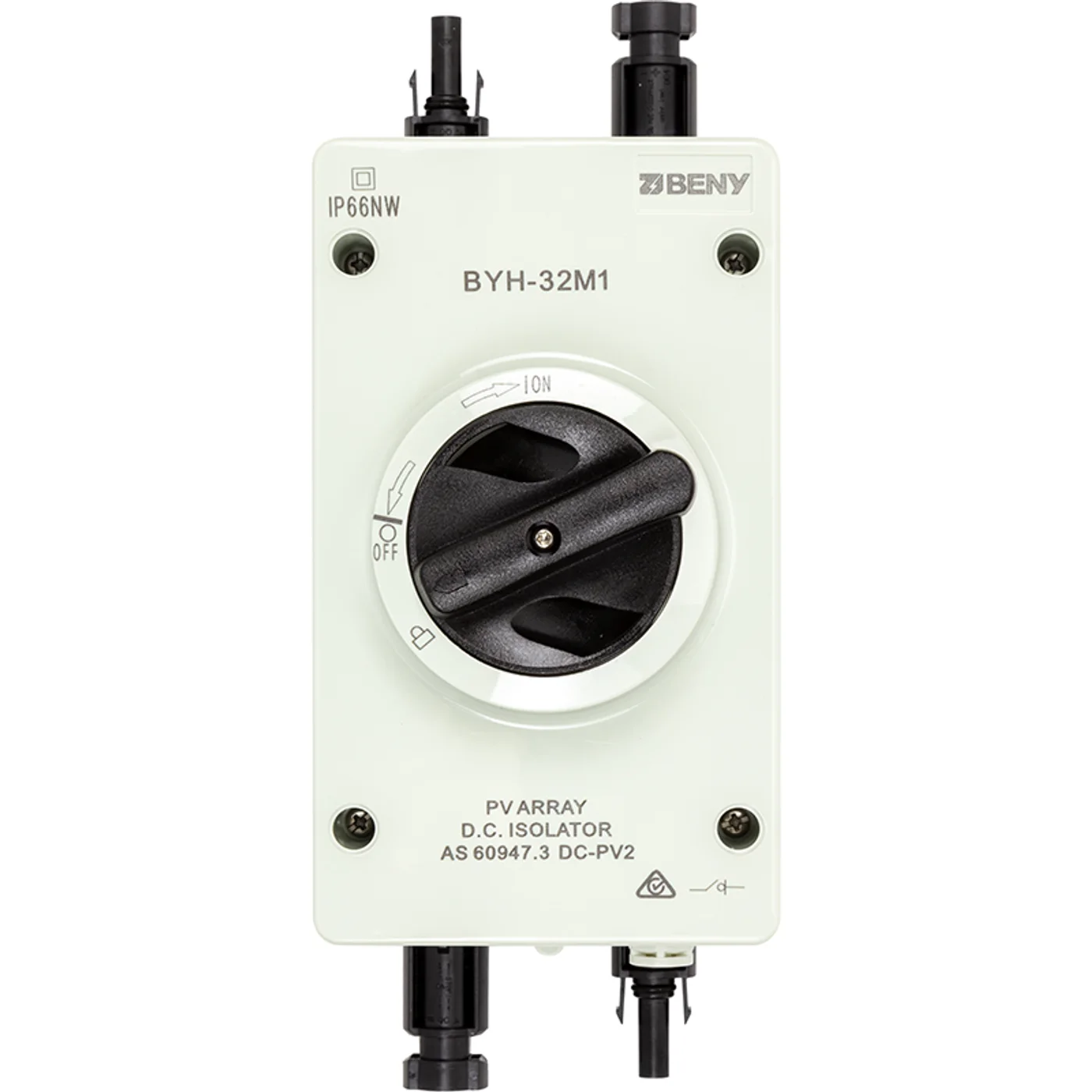 Вимикач навантаження HiSmart 4P, 32A, 1000V, MC4, IP66