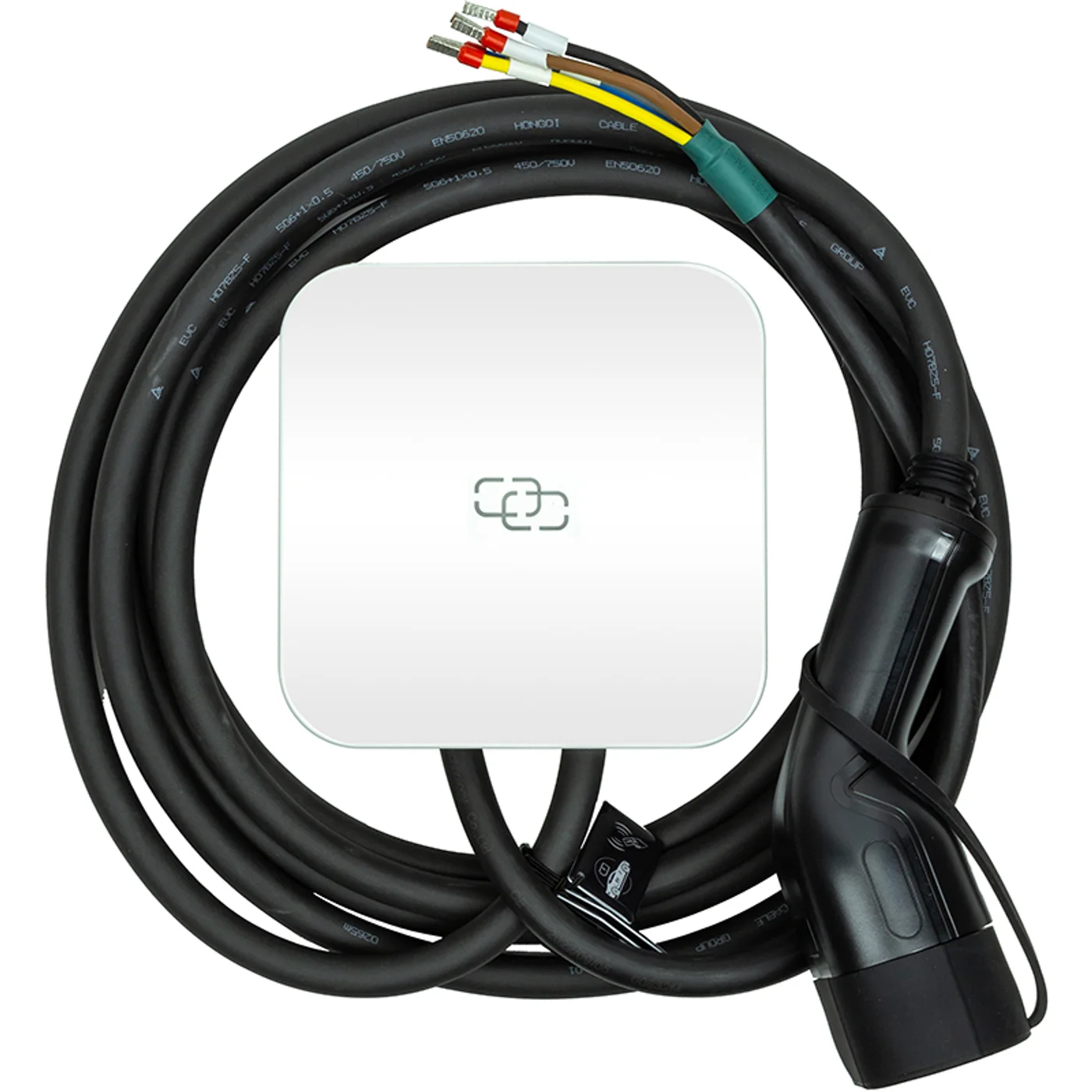 Зарядна станція HiSmart для електромобілів Type 2, 22kW, 32A